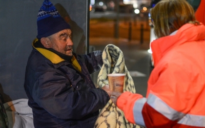 Un sense sostre durant l'Operació Fred/ Arxiu Ràdio Sabadell